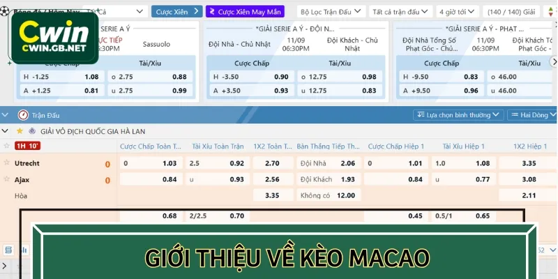 Tìm hiểu đôi nét về kèo Macao 