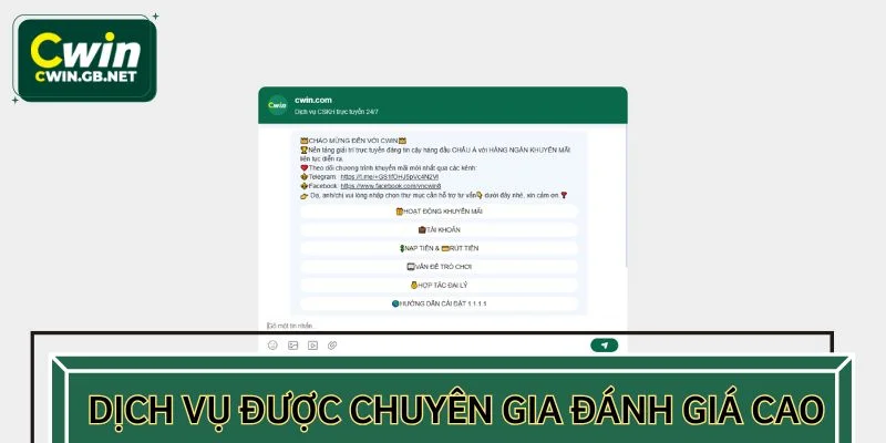 Dịch vụ chăm sóc khách hàng tại đây luôn được chuyên gia đánh giá cao