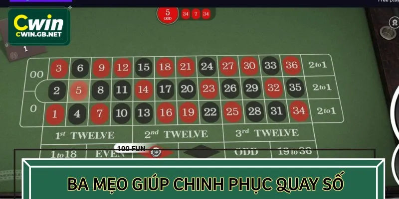 Ba mẹo giúp chinh phục quay số