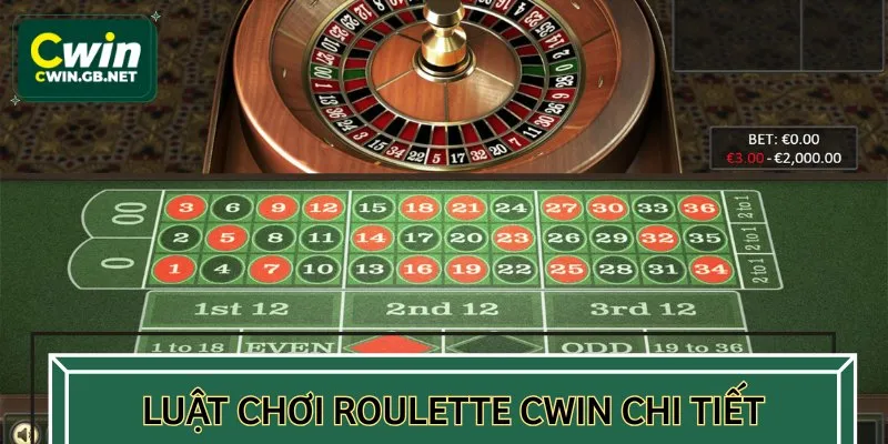 Luật chơi Roulette CWIN chi tiết cho hội viên mới